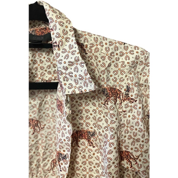 J. Crew Tops - 🐅 Silk Button Down